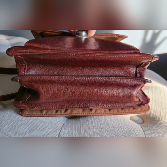 Vintage Wilson Leather Organizer Portfolio Crossbody Shoulder Bag Briefcase - Picture 12 of 16
